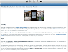 Tablet Screenshot of alliedgate.com